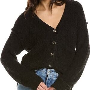 Michael Stars Hudson Black Cardigan Small EUC